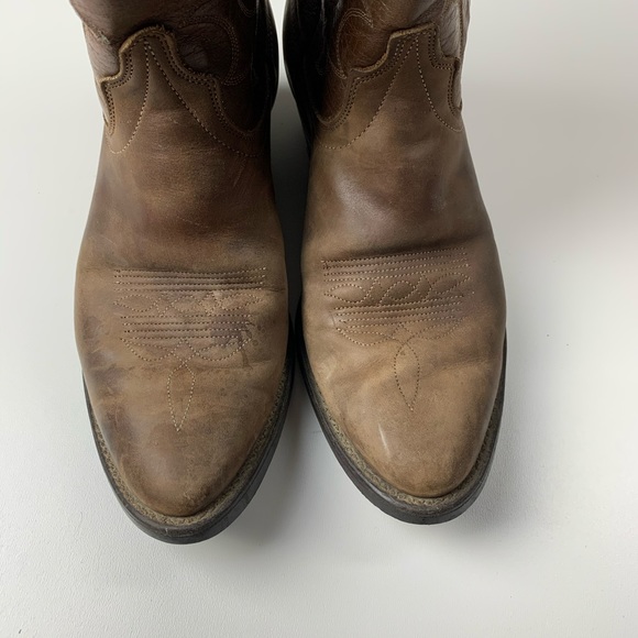 Laredo Pull on Cowboy Riding Boot M 8EE W 10 - Picture 3 of 7